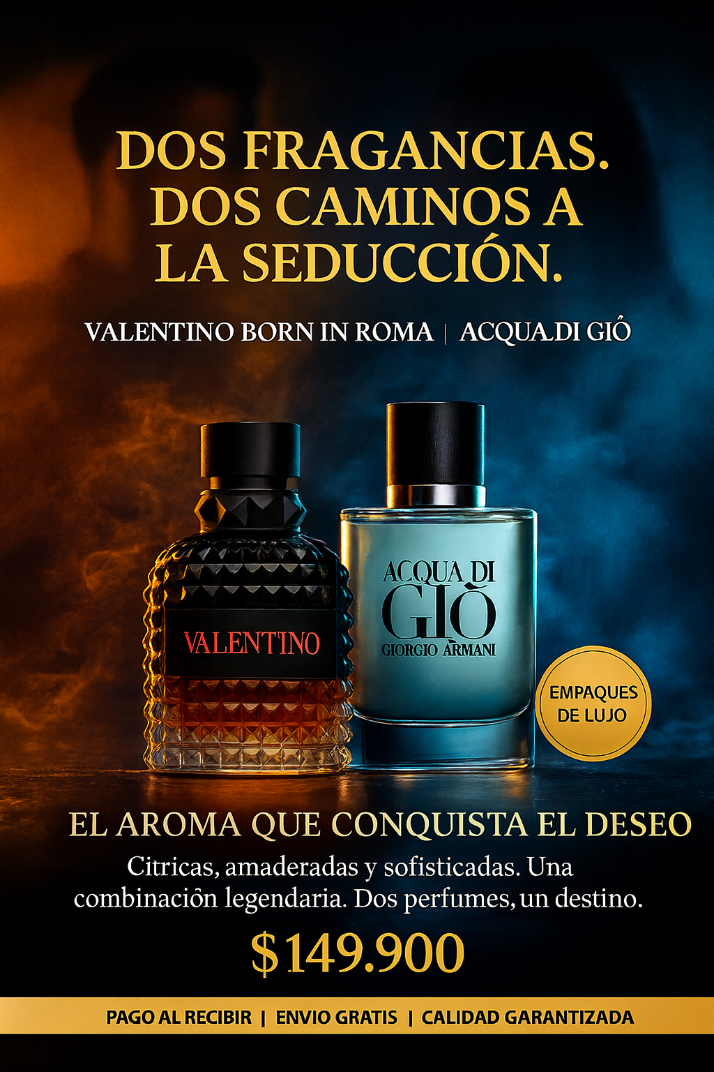 COMBO VALENTINO BORIN ROMA + ACGUA DE GIO