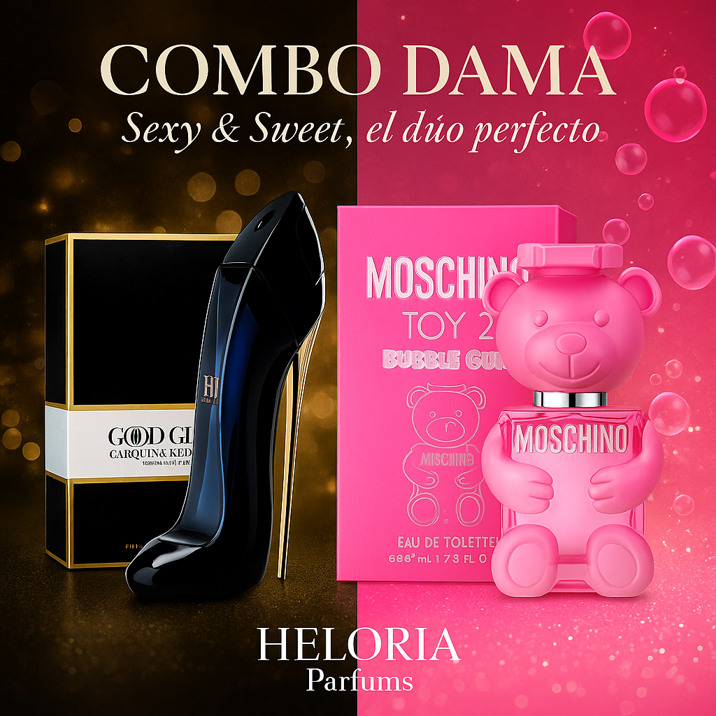 COMBO DULCE PERO PELIGROSA: GOOD GIRL + MOSCHINO BUBBLE GUM