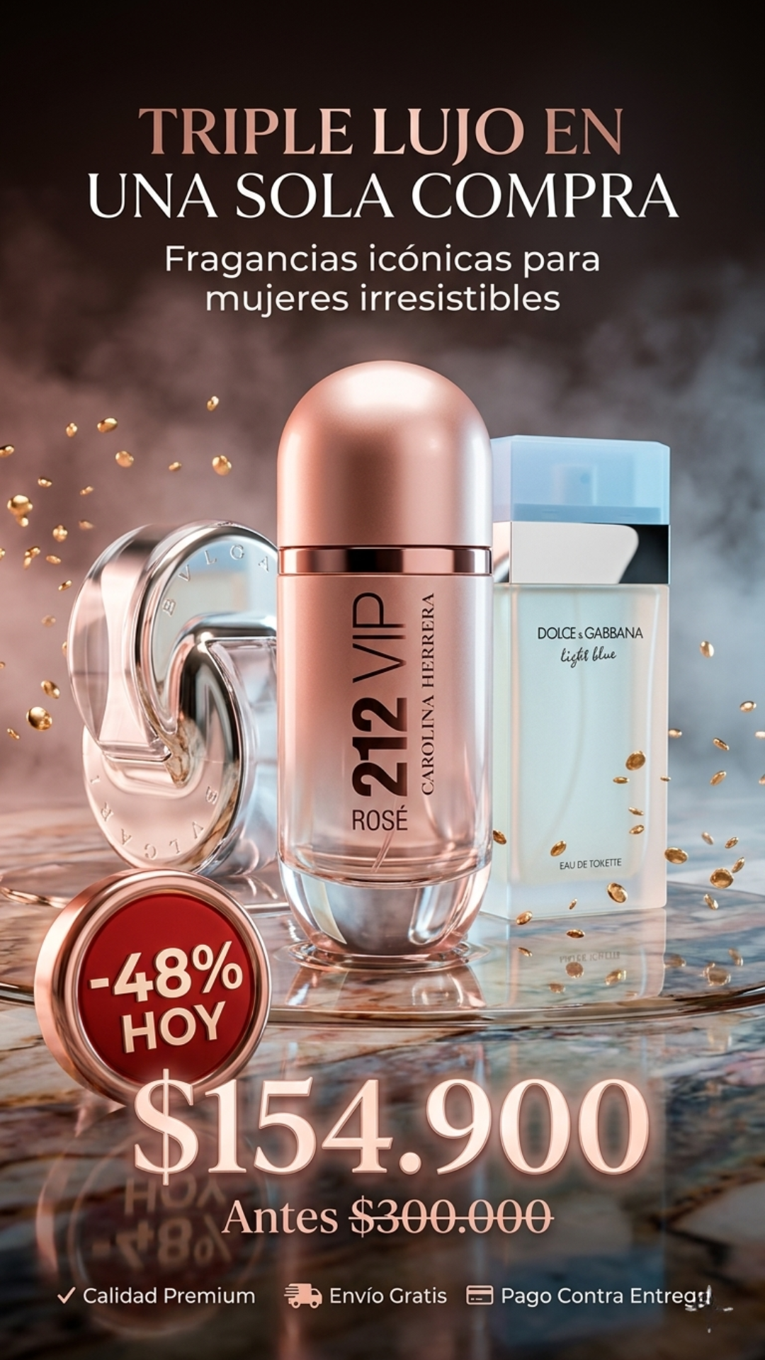 OMNIA - 212 ROSE - LIHT BLUE
